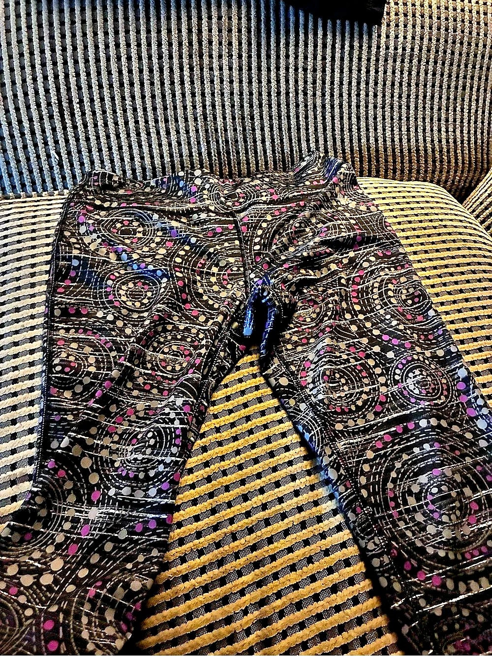RBX Women's Geometric Athletic Leggings Size Medium